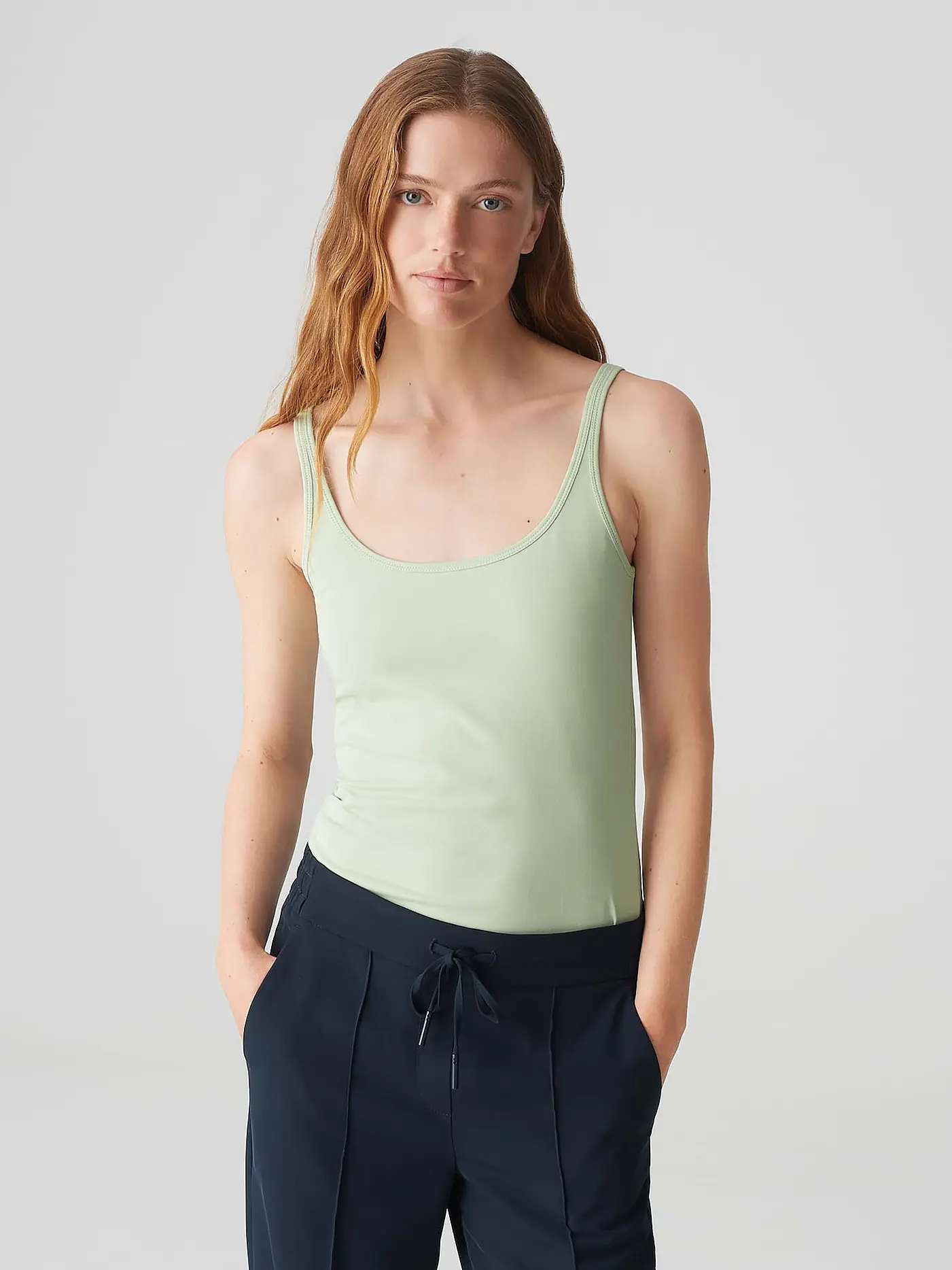 OPUS | Basic Top "Daily A" | grün